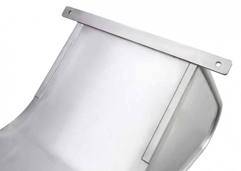 Spielplatz Edelstahlrutsche in verschiedenen Anbauhöhen