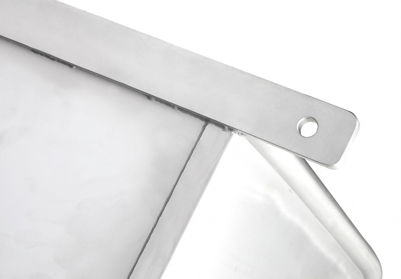 Spielplatz Edelstahlrutsche in verschiedenen Anbauhöhen