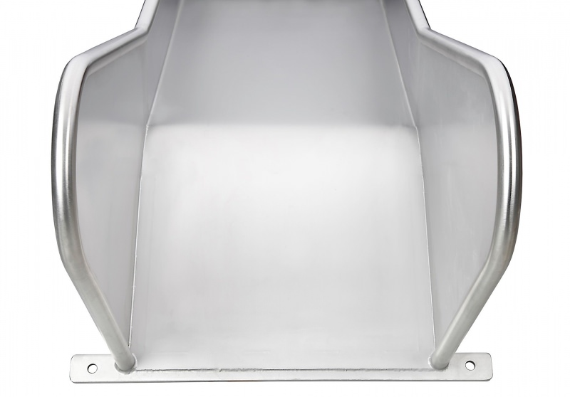 Wellenrutsche aus Edelstahl mit einer Welle, EN1176