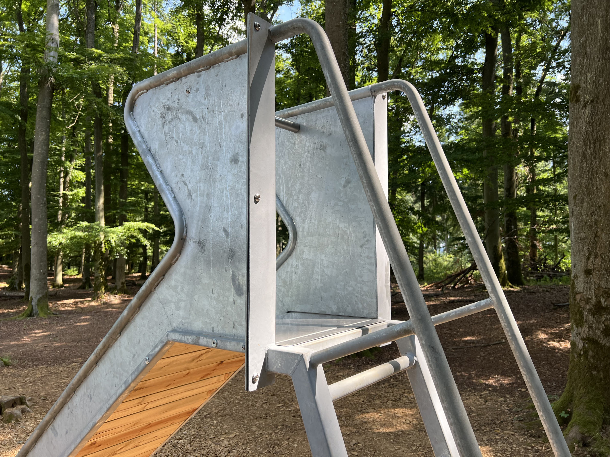 Leiteraufstieg aus Edelstahl für Neospiel®-Rutschen