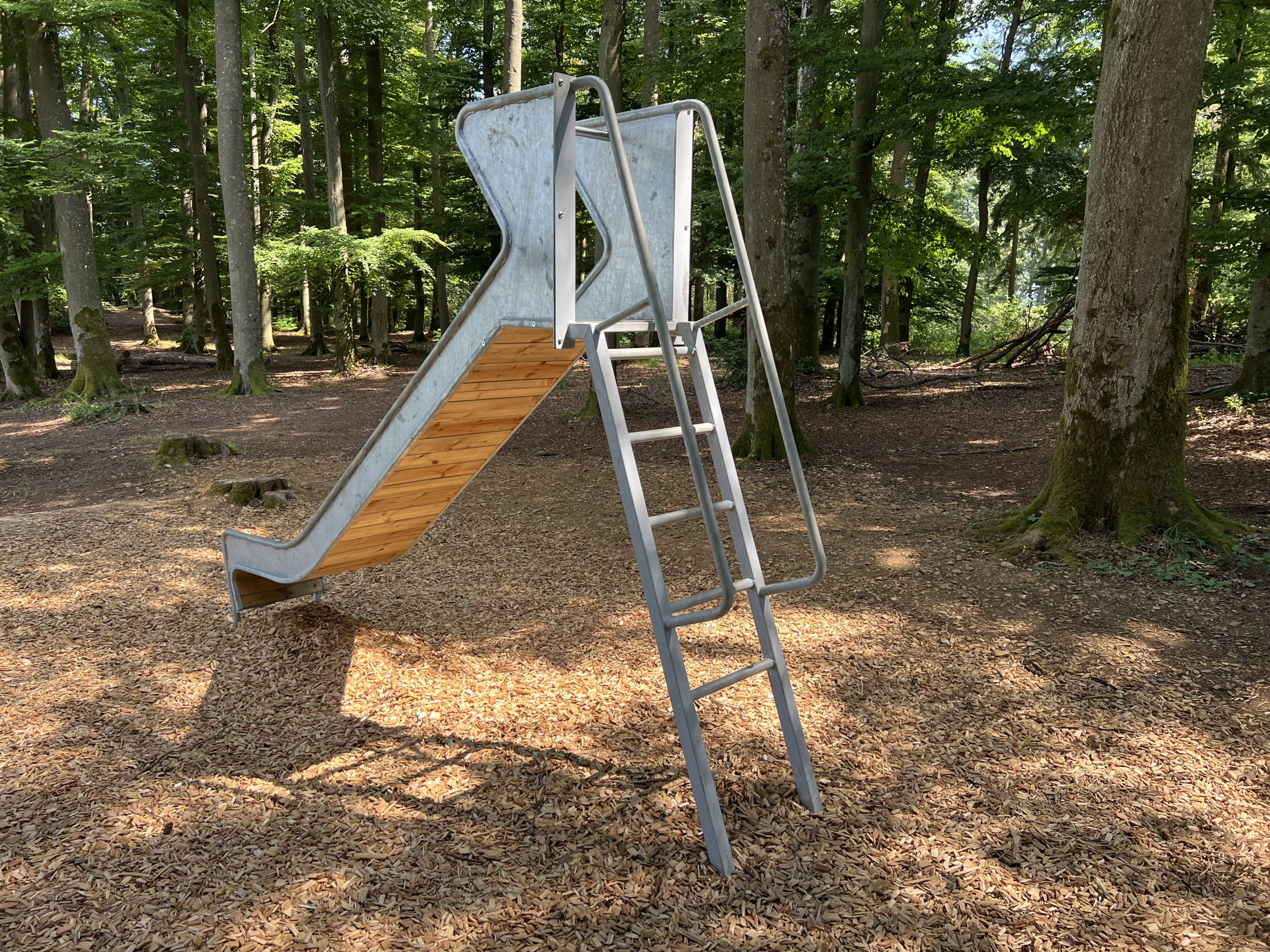 Leiteraufstieg aus Edelstahl für Neospiel®-Rutschen