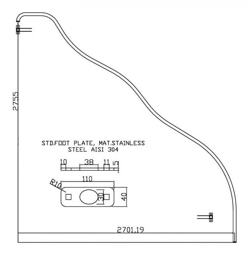 Holmrutsche, Doppelrutschstange, EN1176