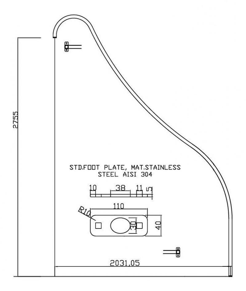 Holmrutsche, Doppelrutschstange, EN1176