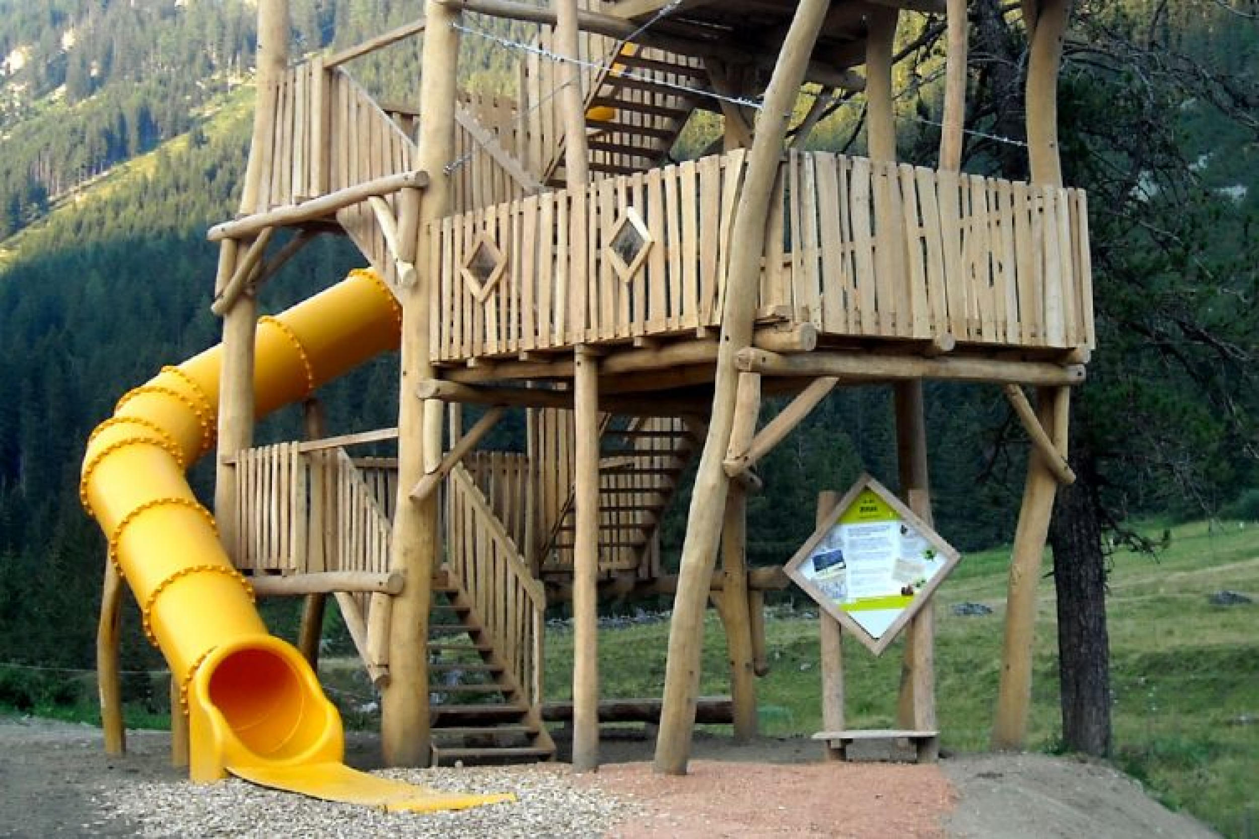 Gerade Röhrenrutsche für den Spielplatz, TÜV-geprüft