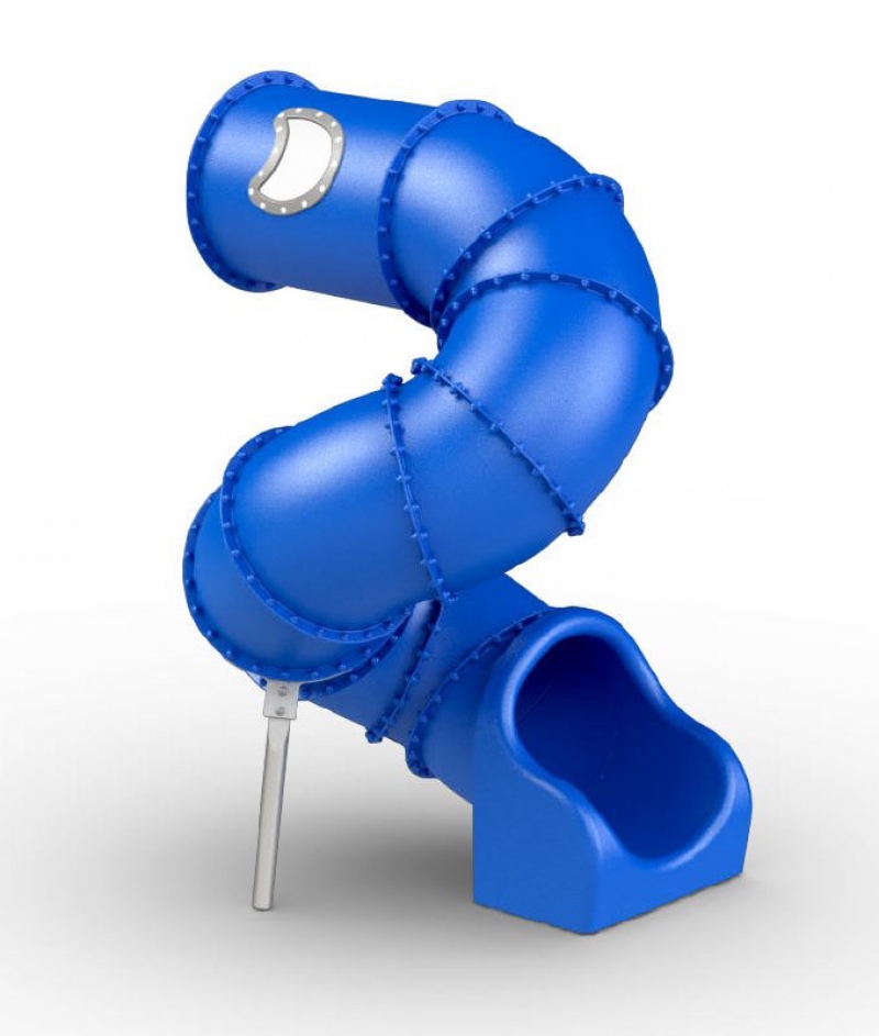 Spiralförmige Röhrenrutsche, TÜV-geprüft