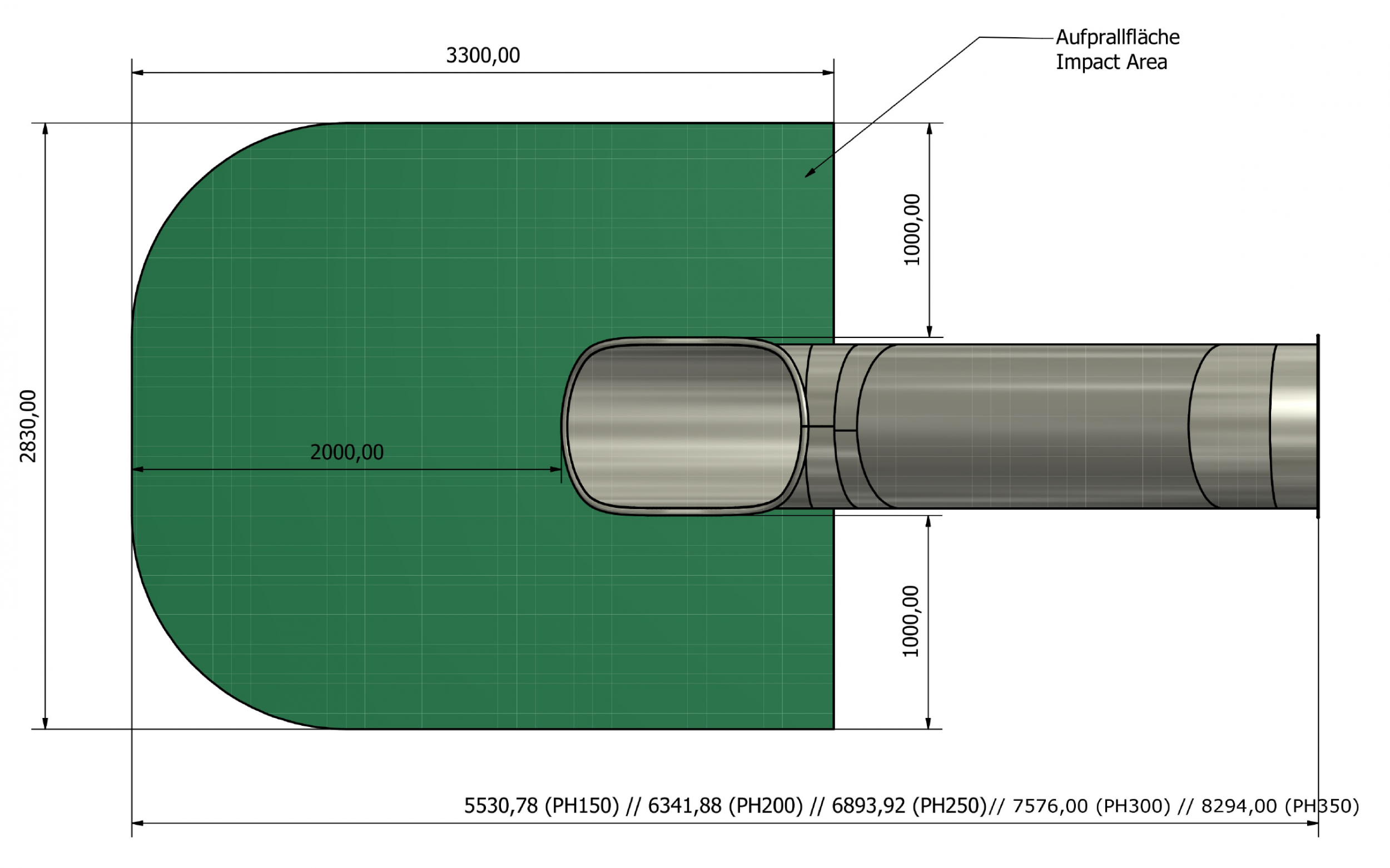 Röhrenrutschbahn aus Edelstahl für Spielplatz oder Schulhof