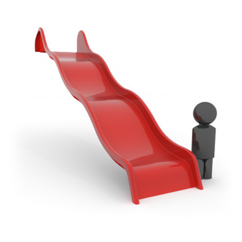 Wellenrutsche nach EN1176 aus GFK, breit