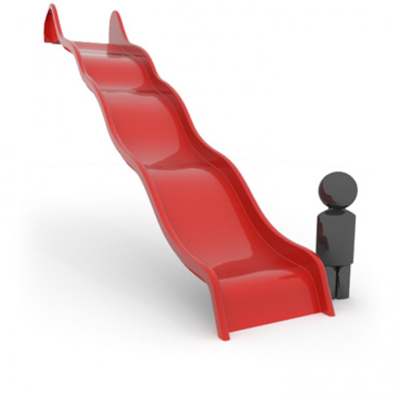 Wellenrutsche nach EN1176 aus GFK, breit