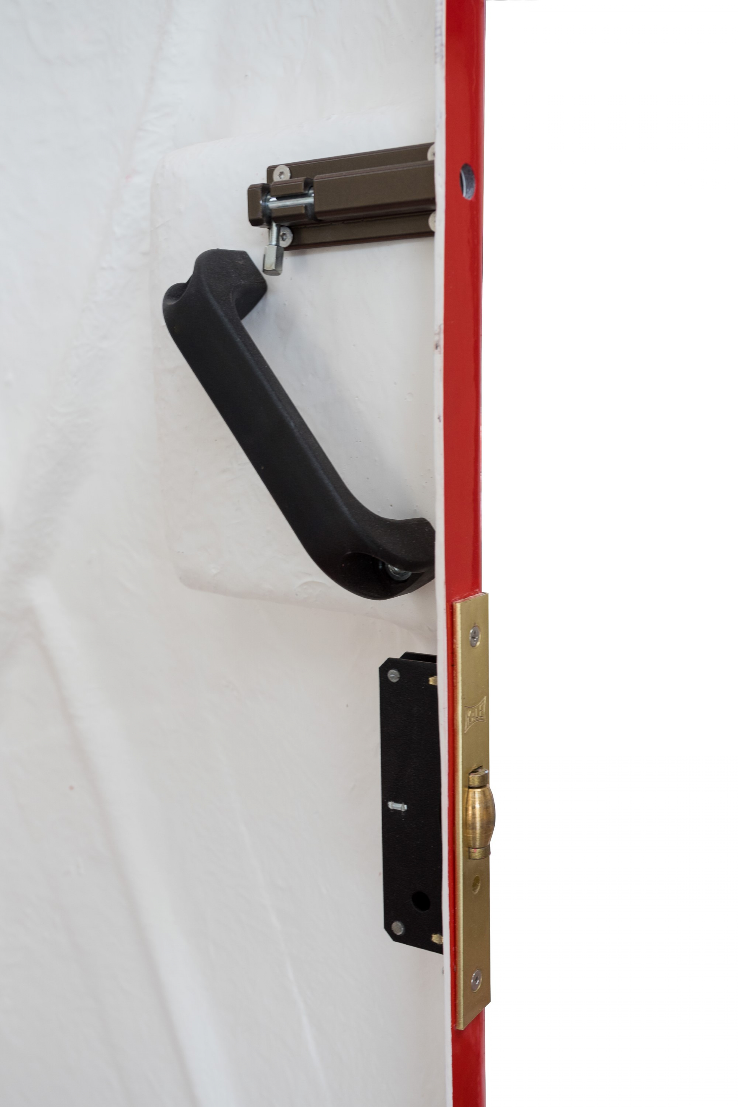 Umkleidekabine im Leuchtturm-Design