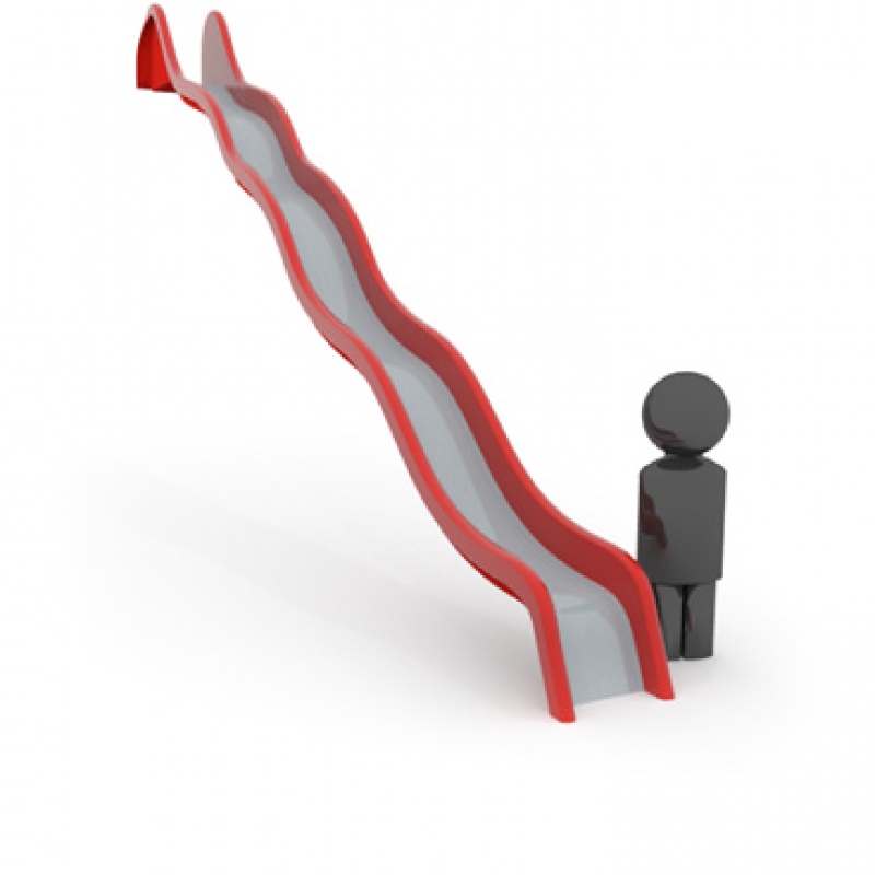 Wellenrutschbahn mit Edelstahlbelag, TÜV-geprüft
