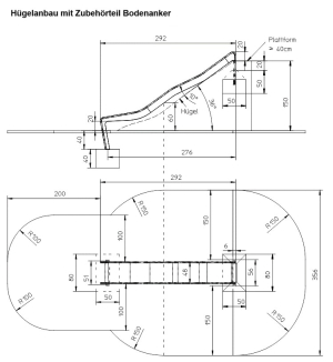 Edelstahl-Wellenrutsche für Spielplatz & Spielturm